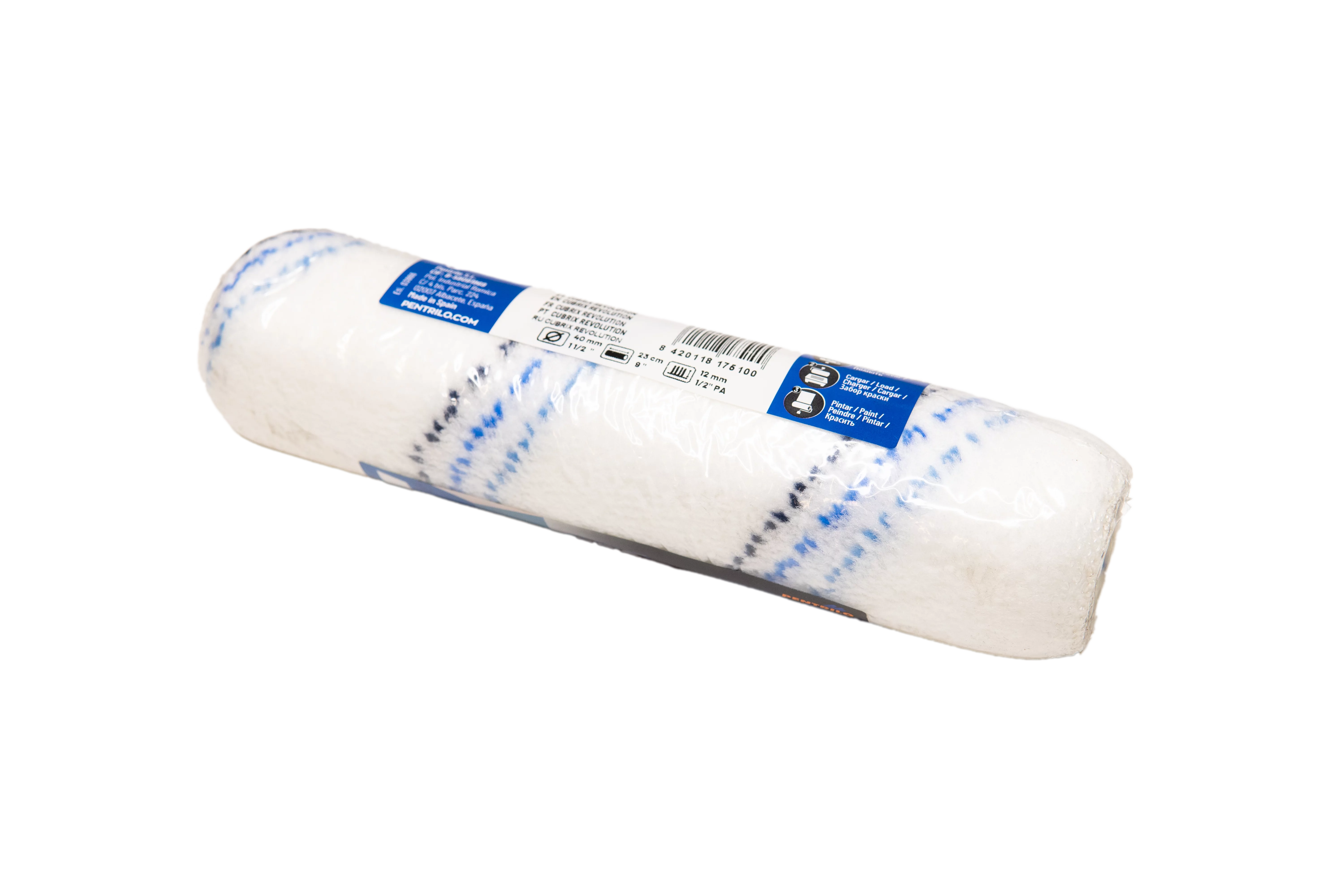 Decorazza - Валик PENTRILO Cubrix Revolution, Ecoblock, скрученный полиамид, покраска в один слой для стен и потолков - 2