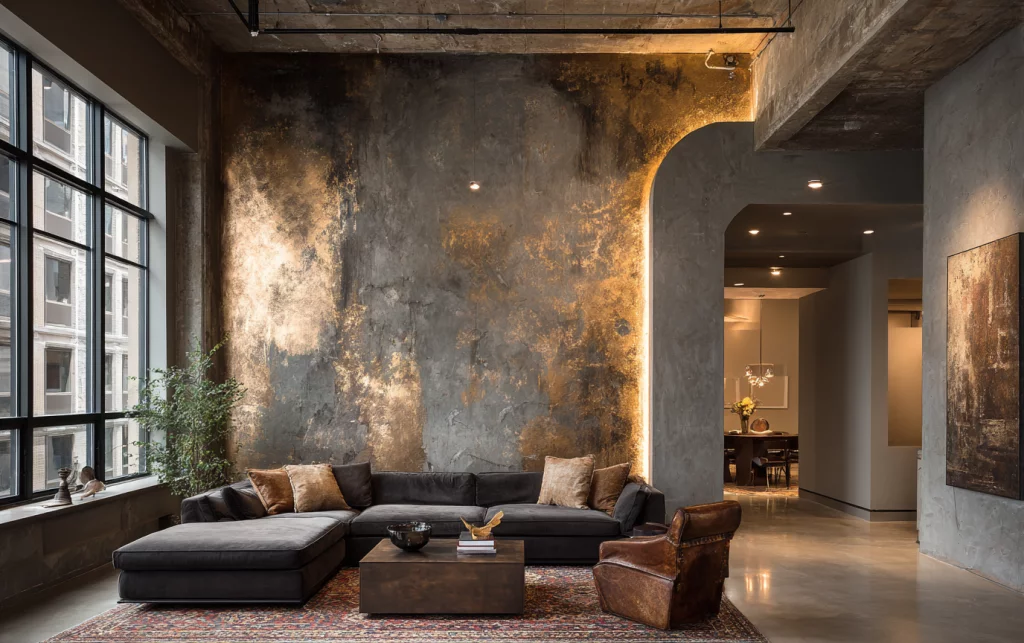 Особенности при использовании фактурных покрытий и декоративных красок Декорацца в интерьере