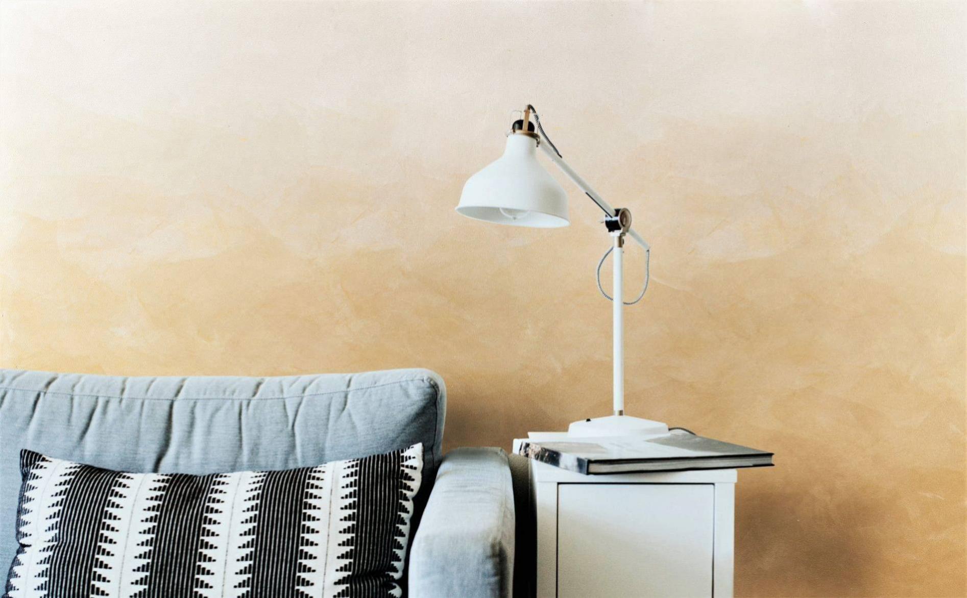 Гладкий шелк  с переходом цвета